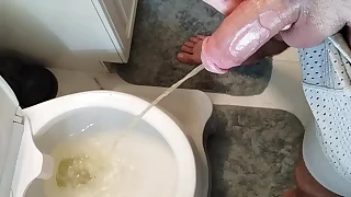 Morning cock piss